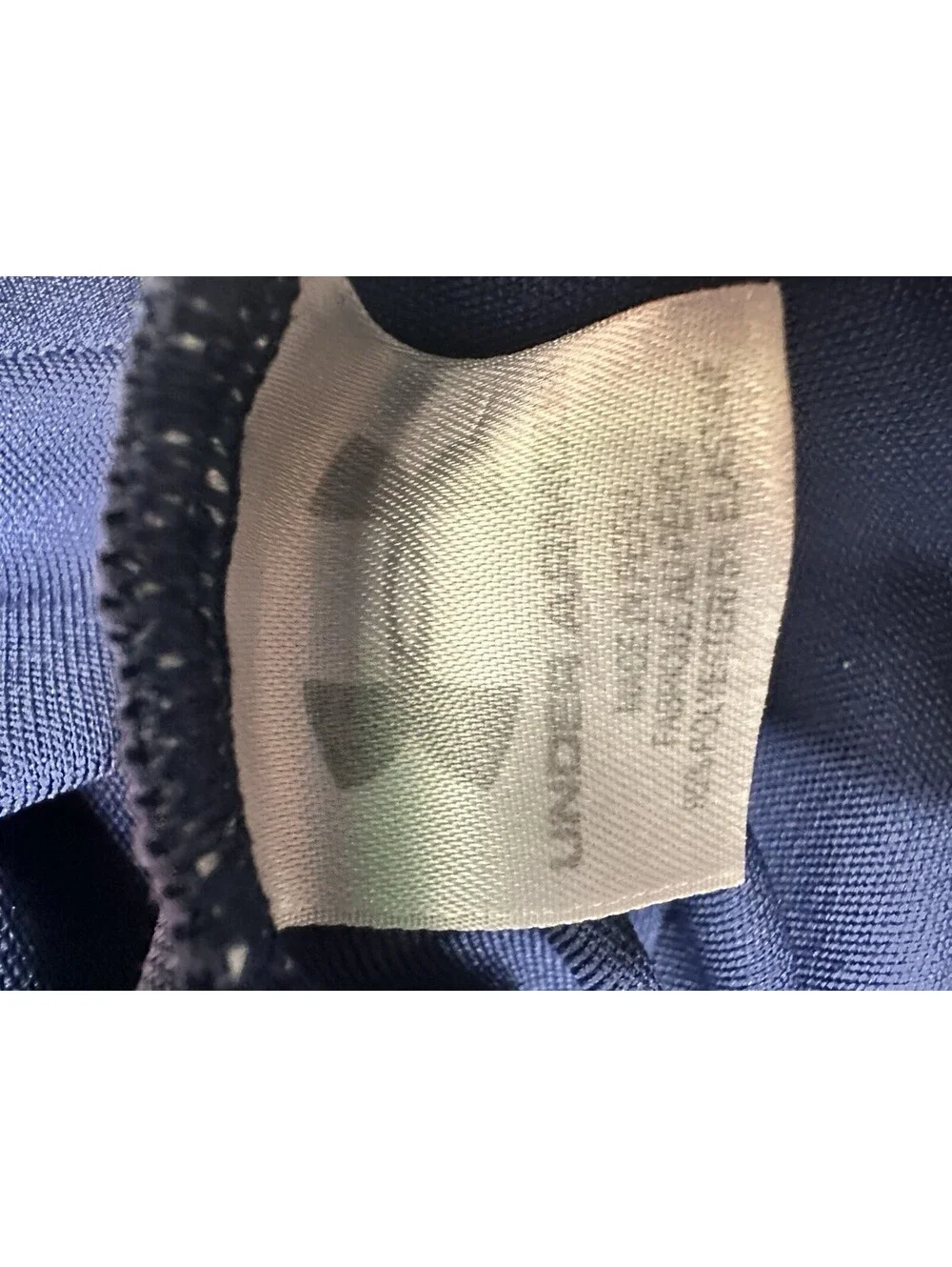 Secret Service Under Armour Polo Shirt Large Blue Shirt
